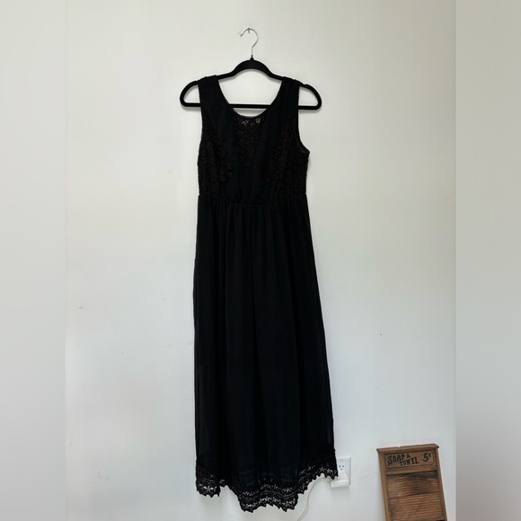 VERO MODA | Maxi dress with lace | size Large - Picture 4 of 6